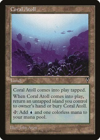 Coral Atoll [Visions] MTG Single Magic: The Gathering  | Multizone: Comics And Games