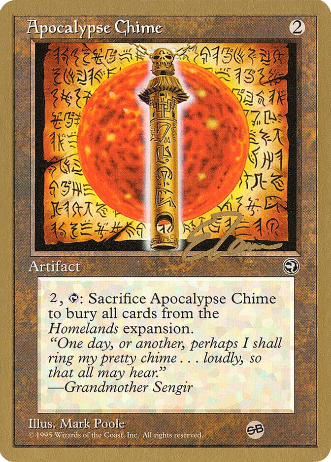 Apocalypse Chime (Eric Tam) (SB) [Pro Tour Collector Set] MTG Single Magic: The Gathering  | Multizone: Comics And Games