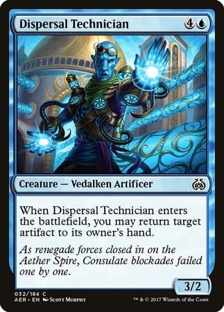 Dispersal Technician [Aether Revolt] MTG Single Magic: The Gathering  | Multizone: Comics And Games