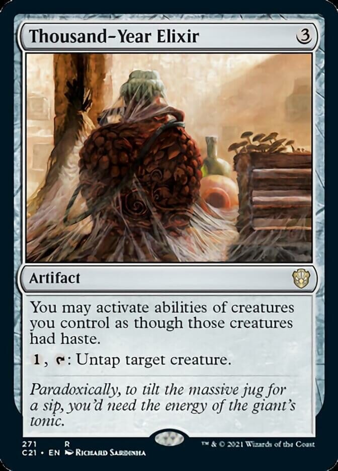 Thousand-Year Elixir [Commander 2021] MTG Single Magic: The Gathering  | Multizone: Comics And Games