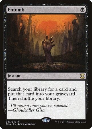 Entomb [Eternal Masters] MTG Single Magic: The Gathering  | Multizone: Comics And Games