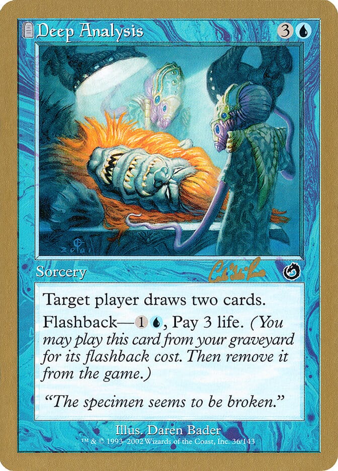 Deep Analysis (Carlos Romao) [World Championship Decks 2002] MTG Single Magic: The Gathering  | Multizone: Comics And Games