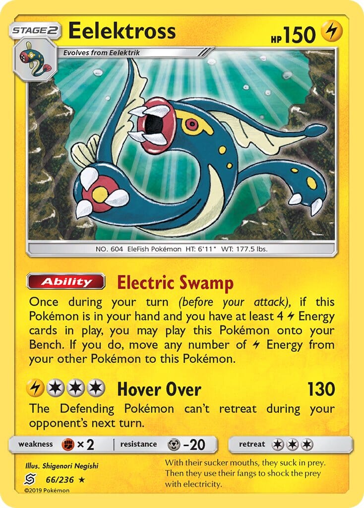 Eelektross (66/236) (Theme Deck Exclusive) [Sun & Moon: Unified Minds] Pokemon Single Pokémon  | Multizone: Comics And Games