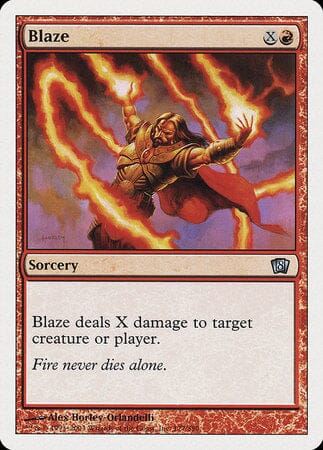 Blaze [Eighth Edition] MTG Single Magic: The Gathering  | Multizone: Comics And Games