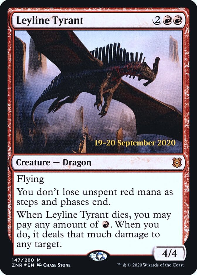 Leyline Tyrant [Zendikar Rising Prerelease Promos] MTG Single Magic: The Gathering  | Multizone: Comics And Games
