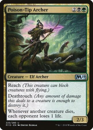 Poison-Tip Archer [Core Set 2019] MTG Single Magic: The Gathering  | Multizone: Comics And Games