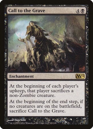 Call to the Grave [Magic 2012] MTG Single Magic: The Gathering  | Multizone: Comics And Games