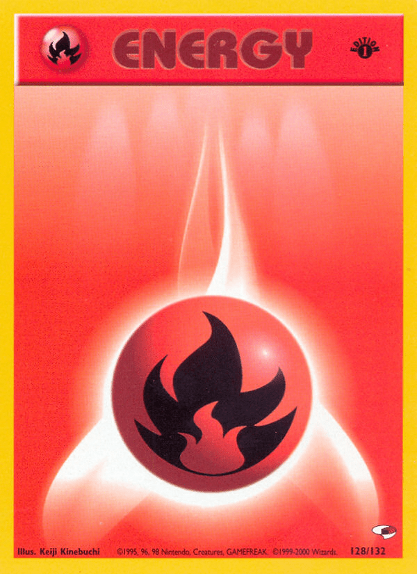 Fire Energy (128/132) [Gym Heroes 1st Edition] Pokemon Single Pokémon  | Multizone: Comics And Games