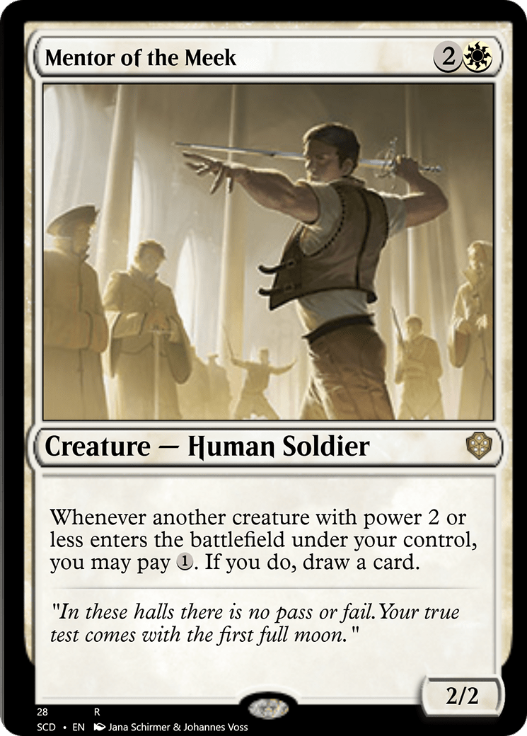 Mentor of the Meek [Starter Commander Decks] MTG Single Magic: The Gathering  | Multizone: Comics And Games