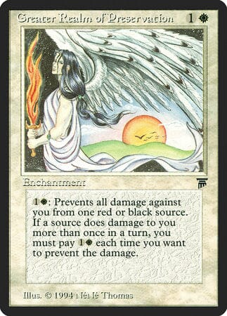Greater Realm of Preservation [Legends] MTG Single Magic: The Gathering  | Multizone: Comics And Games