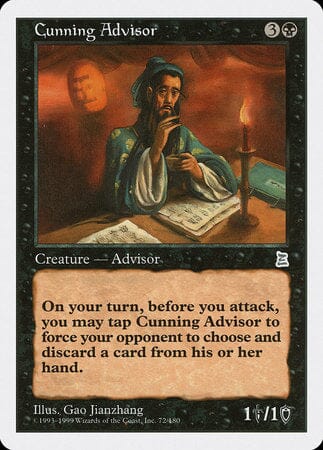 Cunning Advisor [Portal Three Kingdoms] MTG Single Magic: The Gathering  | Multizone: Comics And Games