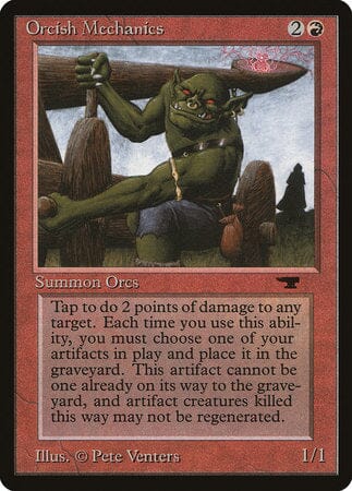 Orcish Mechanics [Antiquities] MTG Single Magic: The Gathering  | Multizone: Comics And Games