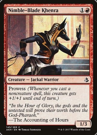 Nimble-Blade Khenra [Amonkhet] MTG Single Magic: The Gathering  | Multizone: Comics And Games