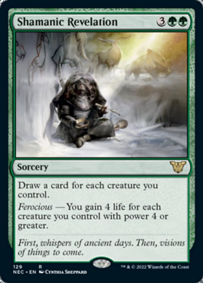 Shamanic Revelation [Kamigawa: Neon Dynasty Commander] MTG Single Magic: The Gathering  | Multizone: Comics And Games