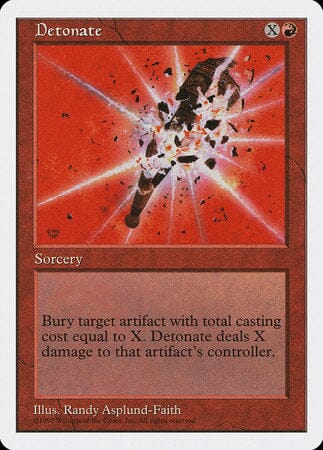 Detonate [Fifth Edition] MTG Single Magic: The Gathering  | Multizone: Comics And Games