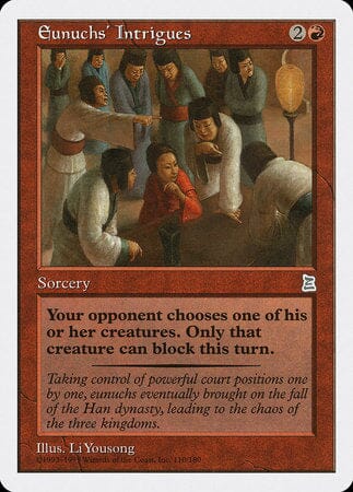 Eunuchs' Intrigues [Portal Three Kingdoms] MTG Single Magic: The Gathering  | Multizone: Comics And Games