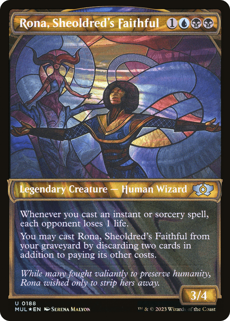Rona, Sheoldred's Faithful (Halo Foil) [Multiverse Legends] MTG Single Magic: The Gathering  | Multizone: Comics And Games