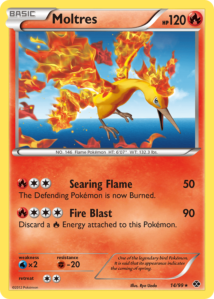 Moltres (14/99) [Black & White: Next Destinies] Pokemon Single Pokémon  | Multizone: Comics And Games