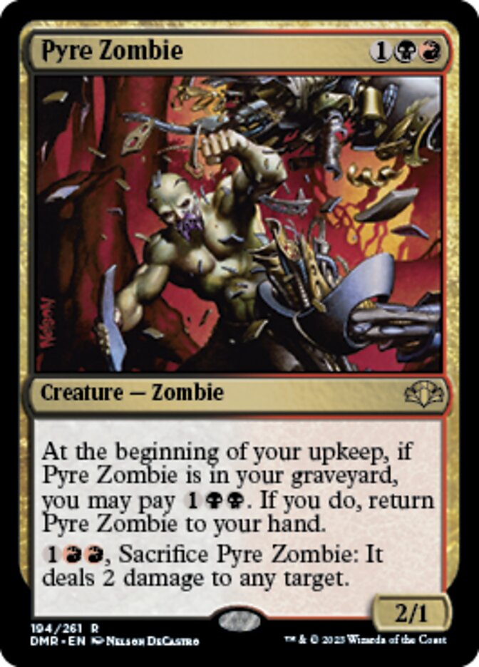 Pyre Zombie [Dominaria Remastered] | Multizone: Comics And Games