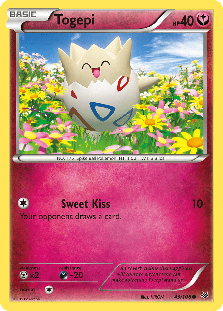 Togepi (43/108) [XY: Roaring Skies] Pokemon Single Pokémon  | Multizone: Comics And Games