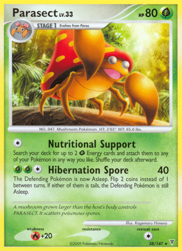 Parasect (38/147) [Platinum: Supreme Victors] Pokemon Single Pokémon  | Multizone: Comics And Games
