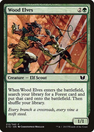 Wood Elves [Commander 2015] MTG Single Magic: The Gathering  | Multizone: Comics And Games