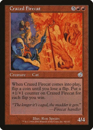 Crazed Firecat [Torment] MTG Single Magic: The Gathering  | Multizone: Comics And Games