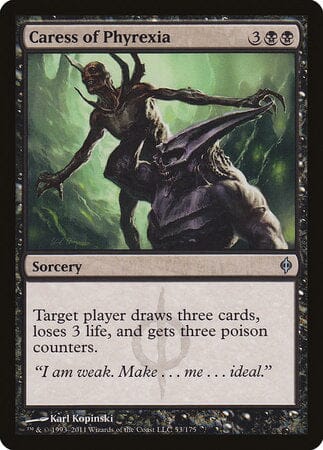 Caress of Phyrexia [New Phyrexia] MTG Single Magic: The Gathering  | Multizone: Comics And Games