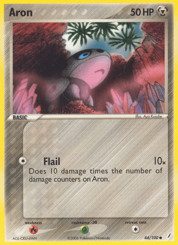 Aron (44/100) [EX: Crystal Guardians] Pokemon Single Pokémon  | Multizone: Comics And Games