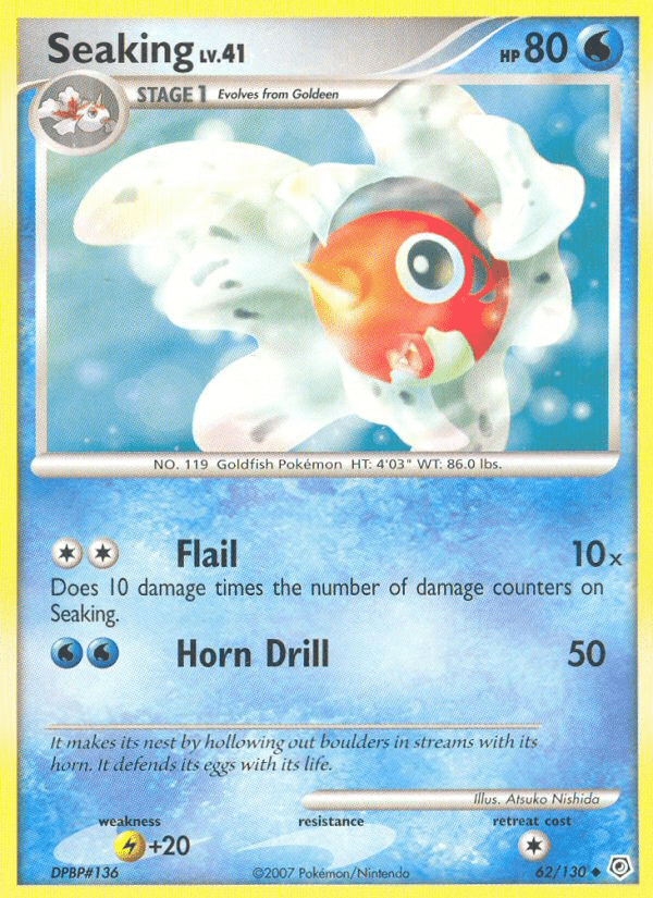 Seaking (62/130) [Diamond & Pearl: Base Set] Pokemon Single Pokémon  | Multizone: Comics And Games