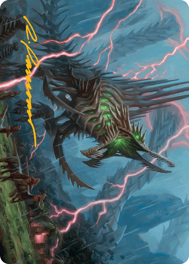 Etali, Primal Sickness Art Card (Gold-Stamped Signature) [March of the Machine Art Series] MTG Single Magic: The Gathering  | Multizone: Comics And Games