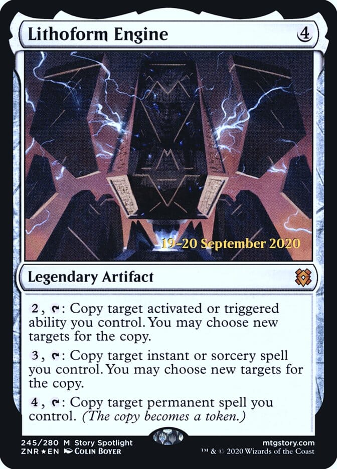 Lithoform Engine [Zendikar Rising Prerelease Promos] MTG Single Magic: The Gathering  | Multizone: Comics And Games