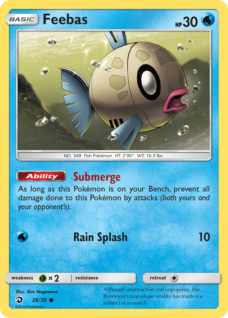 Feebas (28/70) [Sun & Moon: Dragon Majesty] Pokemon Single Pokémon  | Multizone: Comics And Games