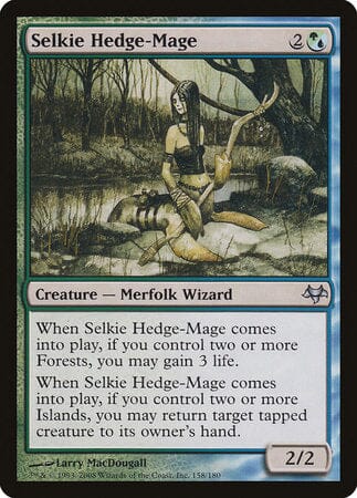 Selkie Hedge-Mage [Eventide] MTG Single Magic: The Gathering  | Multizone: Comics And Games
