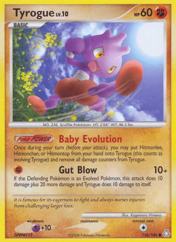 Tyrogue (126/146) [Diamond & Pearl: Legends Awakened] Pokemon Single Pokémon  | Multizone: Comics And Games