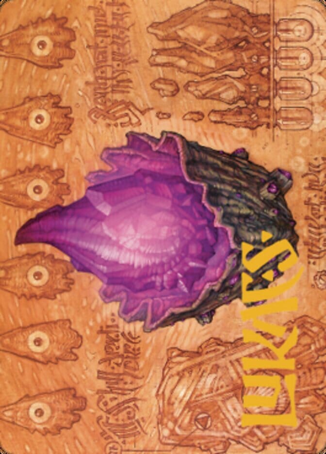 Thorn of Amethyst Art Card (Gold-Stamped Signature) [The Brothers' War Art Series] MTG Single Magic: The Gathering  | Multizone: Comics And Games