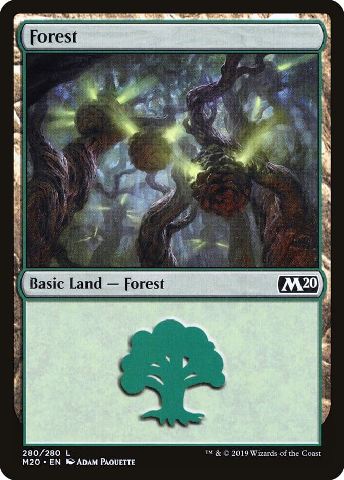 Forest (#280) [Core Set 2020] MTG Single Magic: The Gathering  | Multizone: Comics And Games
