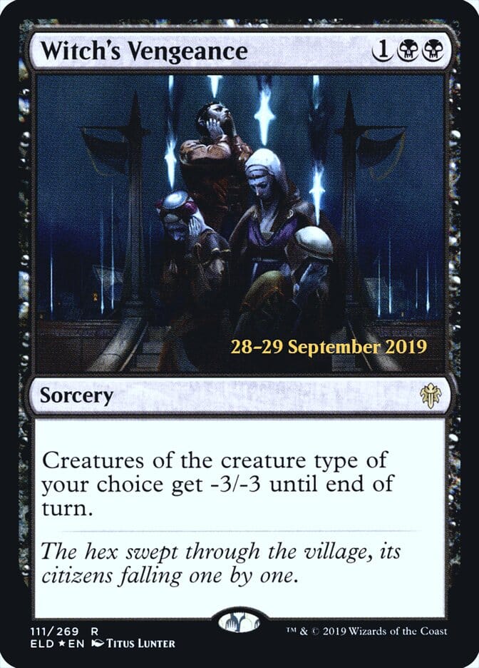 Witch's Vengeance [Throne of Eldraine Prerelease Promos] MTG Single Magic: The Gathering  | Multizone: Comics And Games