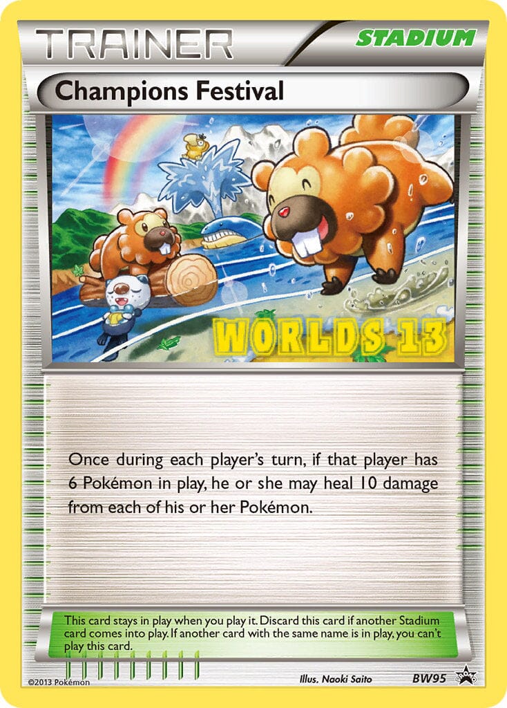 Champions Festival (BW95) (2013 Champion) [Black & White: Black Star Promos] Pokemon Single Pokémon  | Multizone: Comics And Games