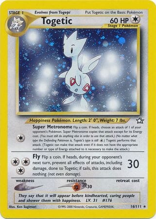 Togetic (16/111) [Neo Genesis Unlimited] Pokemon Single Pokémon  | Multizone: Comics And Games