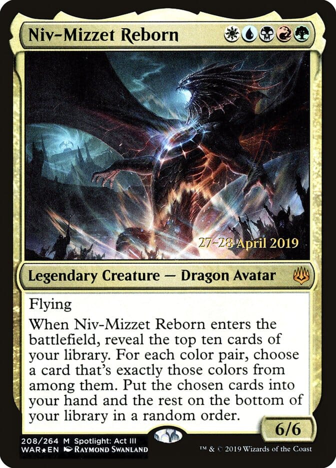 Niv-Mizzet Reborn [War of the Spark Prerelease Promos] MTG Single Magic: The Gathering  | Multizone: Comics And Games