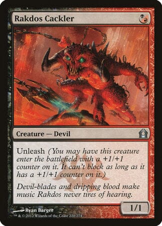 Rakdos Cackler [Return to Ravnica] MTG Single Magic: The Gathering  | Multizone: Comics And Games