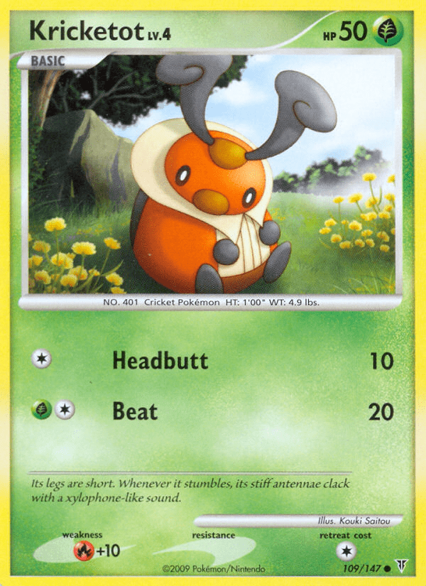 Kricketot (109/147) [Platinum: Supreme Victors] Pokemon Single Pokémon  | Multizone: Comics And Games