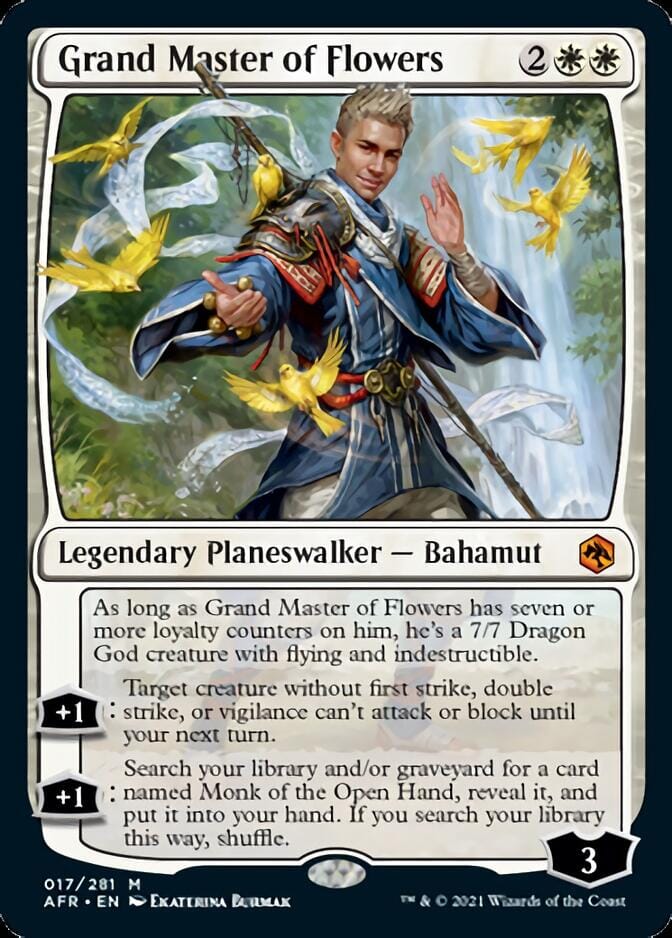 Grand Master of Flowers [Dungeons & Dragons: Adventures in the Forgotten Realms] MTG Single Magic: The Gathering  | Multizone: Comics And Games