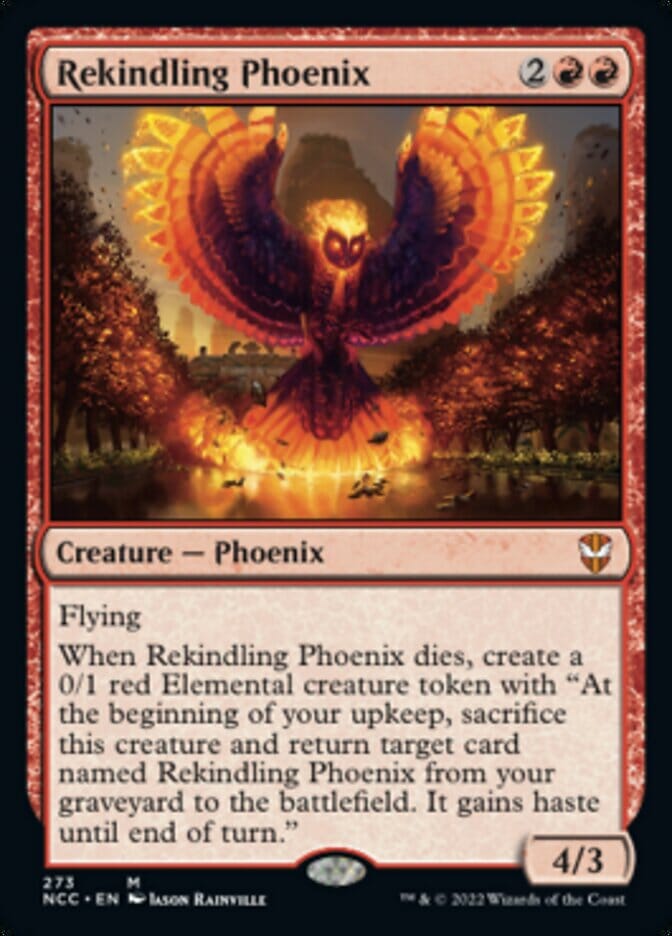 Rekindling Phoenix [Streets of New Capenna Commander] MTG Single Magic: The Gathering  | Multizone: Comics And Games