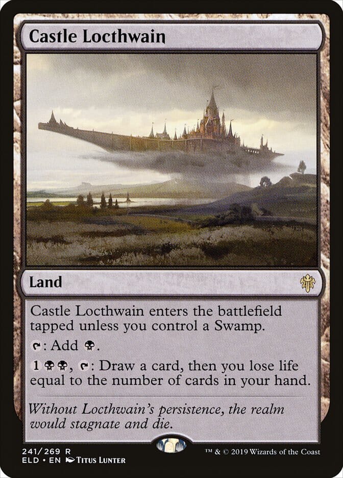 Castle Locthwain [Throne of Eldraine] MTG Single Magic: The Gathering  | Multizone: Comics And Games