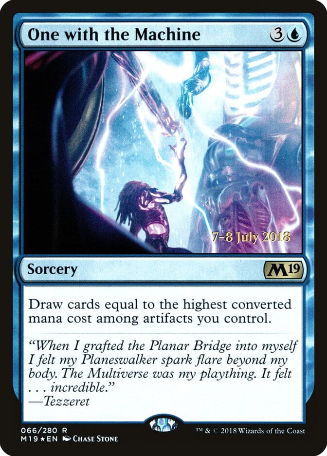 One with the Machine [Core Set 2019 Prerelease Promos] MTG Single Magic: The Gathering  | Multizone: Comics And Games