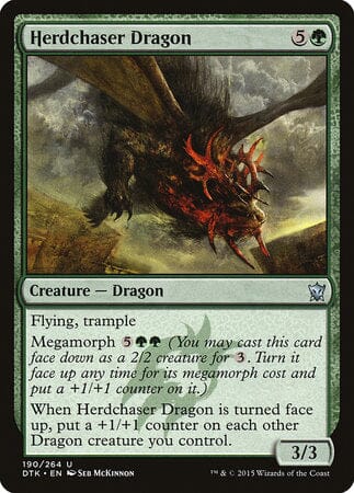 Herdchaser Dragon [Dragons of Tarkir] MTG Single Magic: The Gathering  | Multizone: Comics And Games