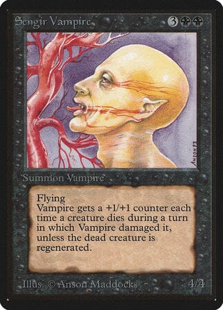 Sengir Vampire [Limited Edition Beta] MTG Single Magic: The Gathering  | Multizone: Comics And Games