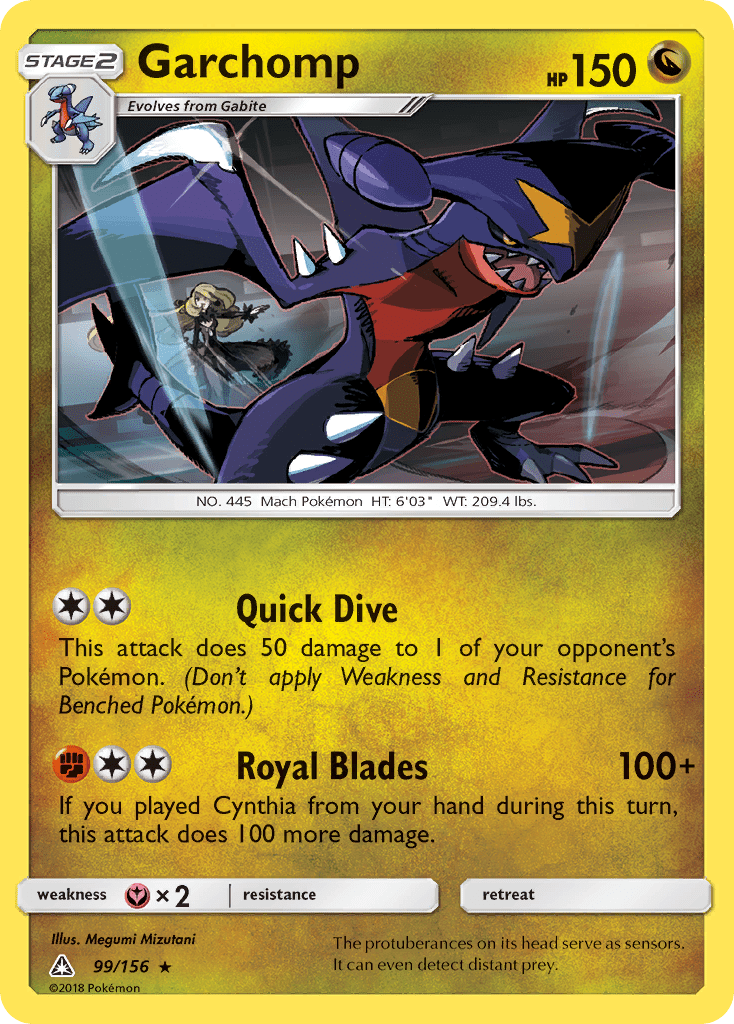 Garchomp (99/156) [Sun & Moon: Ultra Prism] Pokemon Single Pokémon  | Multizone: Comics And Games